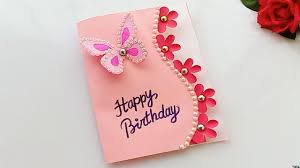 Make a stunning butterfly birthday card using hot pink and black paper, a butterfly rubberstamp, and a birthday stamp. How To Make Special Butterfly Birthday Card For Best Friend Diy Gift Idea Youtube