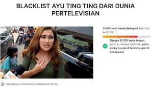 Yuk kenali blacklist bank lebih dalam lagi! Petisi Blacklist Ayu Ting Ting Dari Dunia Pertelevisian Sudah Ditandatangani 35 Ribu Orang Tribunnews Com Mobile