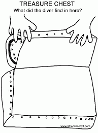 Add a few small seashells or pebbles and fill it. Free Coloring Pages Of Treasure Chest Coloring Home