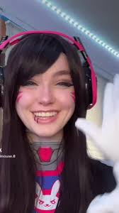 Nerf me?!? No way. 🐰💗 #diva #overwatch #cosplayer #egirl #fansly #cosplay