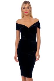 Black Velvet Evening Bodycon Pencil Cocktail Hollywood Wiggle Party Dress Retro Fashion Outfits Fashion Clothes Women Twisted Dress