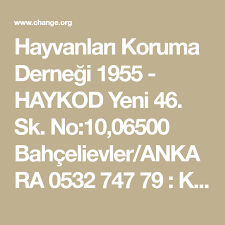 Hayvanlari Koruma Dernegi 1955 Haykod Yeni 46 Sk No 10 06500 Bahcelievler Ankara 0532 747 79 Kopegi Bilerek Ezen Bu Adamin Mahkemeye Cikma Inbox Screenshot