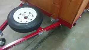 Carry your bikes or other items just like. Harbor Freight Folding Utility Trailer Youtube