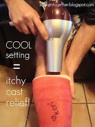 Hair Dryer On Cool Setting Itchy Cast Relief Broken Wrist Broken Arm Cast Kids Broken Arm