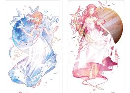 Magic Girls Washi Tape With Special Ink And Release Paper Etsy Anime Angel Girl Character Design Girl Anime Art Girl