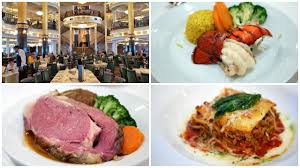 This is your typical main dining room menu with a selection of appetizers, soups, salads, entrees, and. Cruise Ship Dining Room Food Dinner By Royal Caribbean 4k Youtube