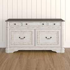 Salinas 56 Wide 5 Drawer Credenza Furniture Storage Spaces Wood Sideboard