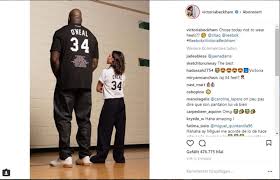 Simone apparently ran into shaq, and after noting their extreme height difference, the two decided to snap a pic together. Victoria Beckham Und Shaquille O Neal 53 Zentimeter Grossenunterschied Stern De