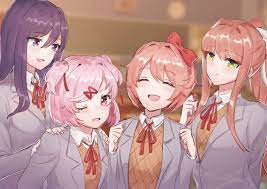 pin by shaelyn malmstrom on dokidoki literature club literature club literature anime
