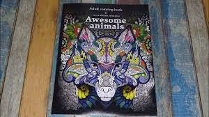 You'll receive email and feed alerts when new items arrive. Awesome Animals Adult Coloring Book Flip Through Youtube