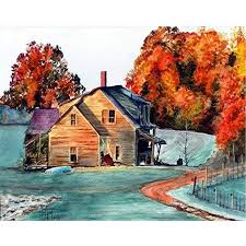 Country house plans can represent a wide range of home styles but they almost always evoke feelings of nostalgia, americana and a relaxing, comfortable lifestyle choice. Jual Let S Talk Canvas Contemporary Old Country House Lukisan Digital 60 X 90 Cm Online Maret 2021 Blibli