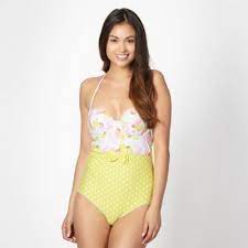 Yellow Ice Cream Print Underwired Swimsuit At Debenhams Com Ice Cream Print Swimsuits French Yellow