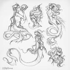 Pin By Hava Ibr On Avtorskie Mermaid Art Mermaid Drawings Art Inspiration Drawing