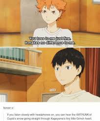 2 To The 1 To The 1 To The 3 Do You Wanna Die Yeah Definitely Tiktok Tehee Kagehina 3 Haikyuu Anime Anime Haikyuu