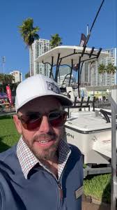 Big thanks to John St. John with Hog Island Skiffs for joining us at the  Orlando Boat Show this past weekend! It was awesome having you here to walk  us through how