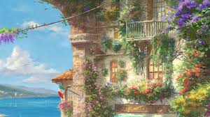 This thomas kinkade disney buyer's guide contains affiliate links. Italian Cafe Thomas Kinkade Studios Art Youtube