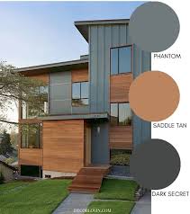 Imagine waking up on a cold rainy day to grey walls. A Good Grey Never Goes Out Of Style And This Modern Grey Combo Is Timeless Take A Look At How It Gray House Exterior Modern House Colors House Paint Exterior
