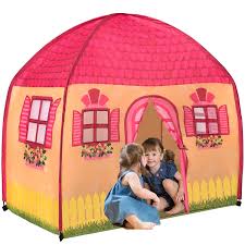 The back wall is for climbing. Indoor Playhouse Tents For Kids With Lifelike House Design Best Birthday And Christmas Toy Gift For 3 4 1 2 3 Assembly Toysical Play Tent For Girls 5 And 6 Year Old Children Playhouses