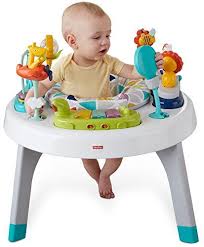 Fisher Price 2 In 1 Sit To Stand Activity Center Spin N Play Safari Infant Activities Sit To Stand Baby Activity Center