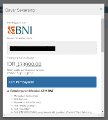 Menggunakan atm bni untuk membayarkan listrik juga terbilang sangatlah mudah dilakukan. Panduan Pembayaran Via Virtual Account Bank Bni Masterweb Com Support Portal