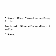 Tooru oikawa — tooru oikawa's favorite food is milk bread 00:09. Oikawa Tooru Haikyuu And Iwaizumi Hajime Image 4296053 On Favim Com
