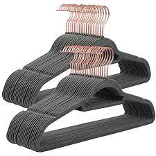 Amazon Com Songmics Velvet Hangers 50 Pack Non Slip Clothes Hanger With Rose Gold Color Sw Room Decor Bedroom Rose Gold Gold Room Decor Rose Gold Room Decor