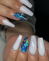 Black Acrylic Nail Designs 2020 Pin By Dale Josh On Almiit In 2020 White Acrylic Nails Summer Acrylic Nails Swag Nails