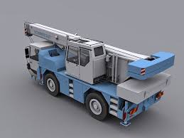 Mobile Crane 3d Model 3ds Max Files Free Download Modeling 35882 On Cadnav 3d Model Model Truck Mounted Crane