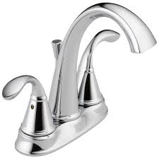 You can use a bit of silicon sealant around the edge of the base of the faucet to seal the unit. Two Handle Centerset Bathroom Faucet 25706lf Eco Delta Faucet