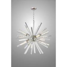 Abstract art meets functional design to create the perfect room centerpiece and conversation piece. 9 Light Sputnik Chandelier In Polished Nickel Finish 29wx29lx25h In 29wx29lx25h In On Sale Overstock 17983023