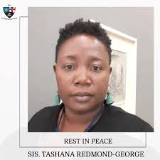In Loving Memory of Sister Teshana Redmond-George, It is with heavy hearts  that the Methodist Church Guyana District announces the passing of its  faithful and dedicated member Sister Teshana ...