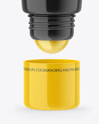 Download Glossy Cosmetic Tube With Ball Mockup In Tube Mockups On Yellow Images Object Mockups PSD Mockup Templates