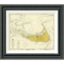 Framed Nautical Charts Lelephant