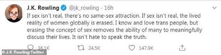 The author of harry potter, jk rowling after pandering to far left people on twitter continues to get roasted. Daniel Radcliffe Responds To Jk Rowling S Transphobic Twitter Rant Transgender Women Are Women Daily Mail Online