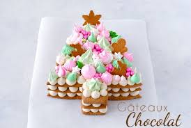 Number Cake Cyril Lignac Sapin De Noel Ganache Montee Chocolat Vanille Idee Gateau Noel Idee Recette Noel Biscuit De Noel
