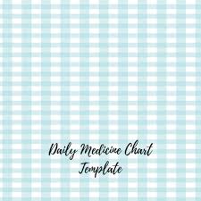 Buy Daily Medicine Chart Template Undated Personal