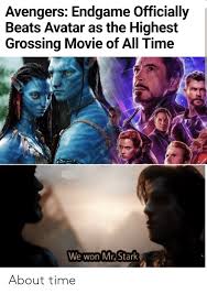 Here are the 10 best comedy movies in the criterion collection, ranked. Avengers Endgame Officially Beats Avatar As The Highest Grossing Movie Of All Time We Won Mrstarki About Time Reddit Meme On Me Me