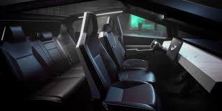 The tesla model s has five seats with a sufficient amount of space in both rows of seats. Elon Musk Tesla Cybertruck Will End Up Smaller But Retain Most Of Its Large Cabin Electrek