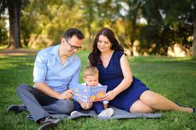 Family photography, siblings, outdoors photography, blue outfits. Maternity Props Make Your Family Photography Unique Ashatalin Com Photography