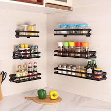 Maybe you would like to learn more about one of these? Baffect Kitchen Shelf For Spice Jars Metal Spice Rack Wall Shelves Storage Rack Holder For Expand Space Support To Paste Drill Racks Holders Aliexpress