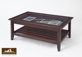 Glass Top Display Coffee Table By Manchester Wood Traditional Coffee Tables Other Metro Ma Coffee Table Coffee Table Furniture Traditional Coffee Table