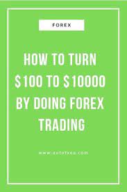 Step By Step Trading Tips To Turn 100 To 10000 In 2 Years Time I Am Doing This On Part Time Basis Only If I Can Do It Why Forex Learn Forex Trading Trading