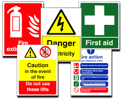 These signs have a white back ground and a red circle with a cross through it. The Importance Of Health And Safety Signs Agx Signs
