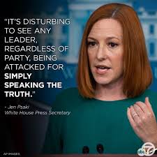 The White House Press Secretary Jen Psaki