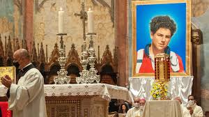 As catholics we believe that we are saved by god's grace alone. Carlo Acutis Italian Teenager Could Be First Millennial Saint Bbc News