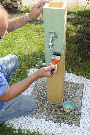 Wasserzapfstelle Im Garten Wasserhahn Garten Wasserzapfsaule Garten Wasserzapfstelle