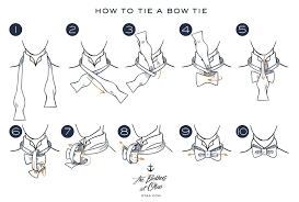 Tie them up, and stuff them in a cage. How To Tie A Bow Tie Bow Tie Knot Tutorial Step By Step Bow Tie Instructions Otaa