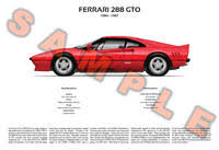 Authentic ferrari thick poster from factory. Ferrari Car Posters