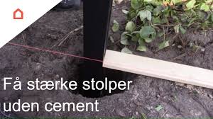 Det er hegnets den vigtigste funktion, da man kan vise. Sadan Far Du Staerke Stolper Uden At Stobe Dem Fast Youtube