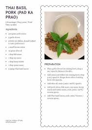 Thai Basil Pork Pad Krapow In 2020 Thermomix Recipes Thai Basil Pork Recipes